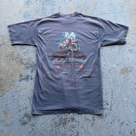 Vintage 90’s Faded Harley Davidson Canada Tee L - Picture 8 of 8